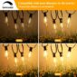 Classic Outdoor String Lights with Durable Design dimmable