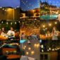 Classic Outdoor String Lights with Durable Design spaces