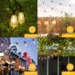 Classic Outdoor String Lights with Durable Design weatherproof
