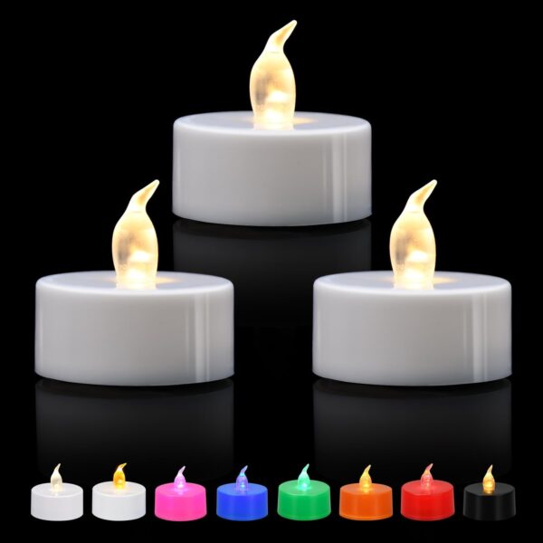 Elegant Flickering Warm White Candles Illumination 1