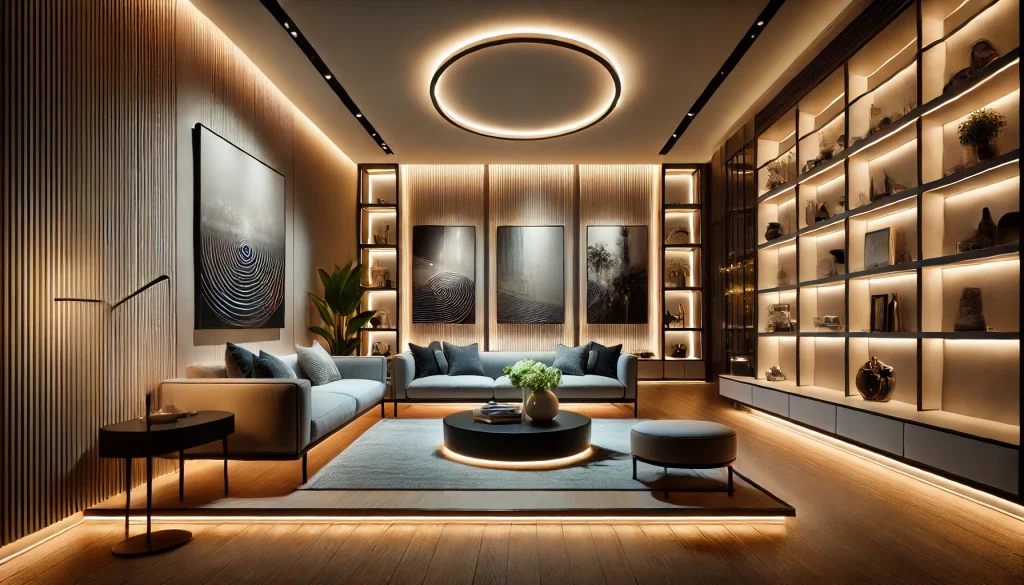 Remodel Your Living Room With Led Light Decor Ideas - 03