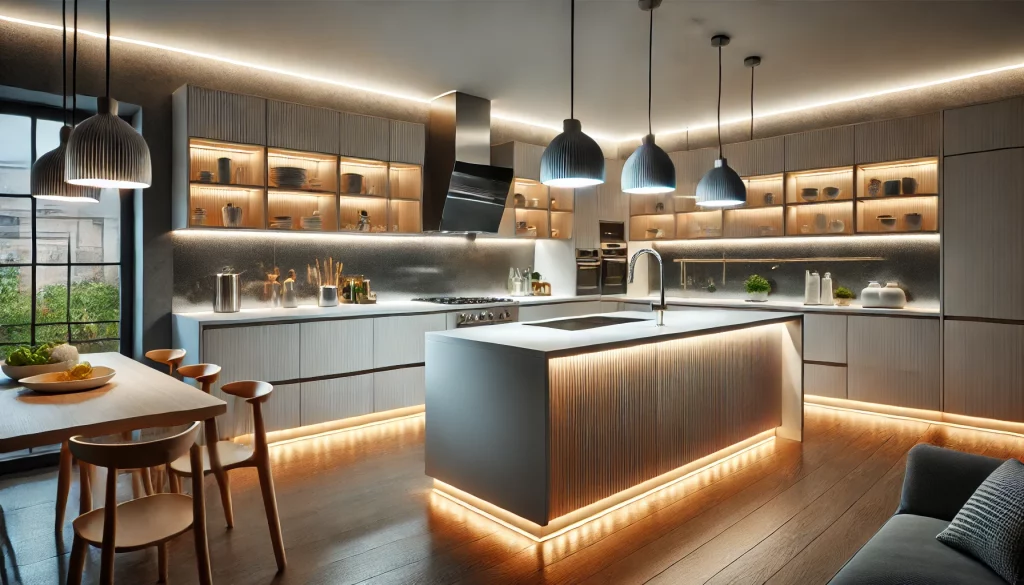 Upgrade Your Kitchen With Led Lights Decor Ideas - 03