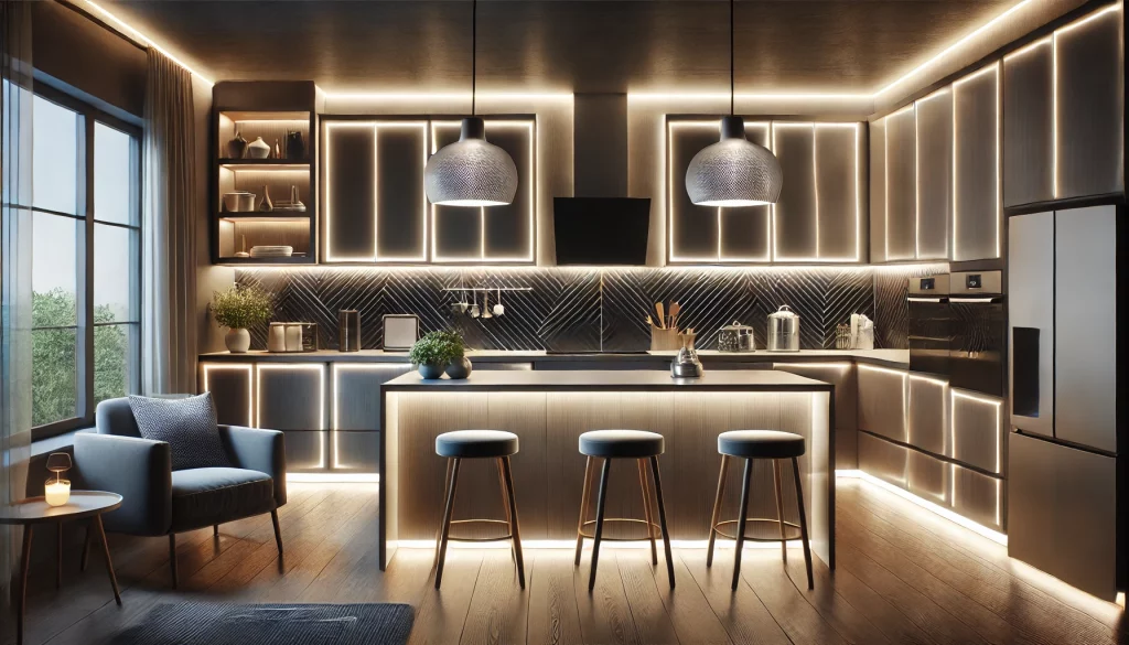 Upgrade Your Kitchen With Led Lights Decor Ideas - 05