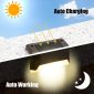 Waterproof Stylish LED Solar Lights for Outdoor auto charging